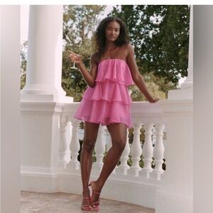 Abercrombie & Fitch Vibrant Pink Dress